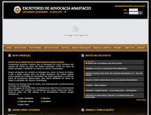 Tablet Screenshot of anastacioadvocacia.adv.br